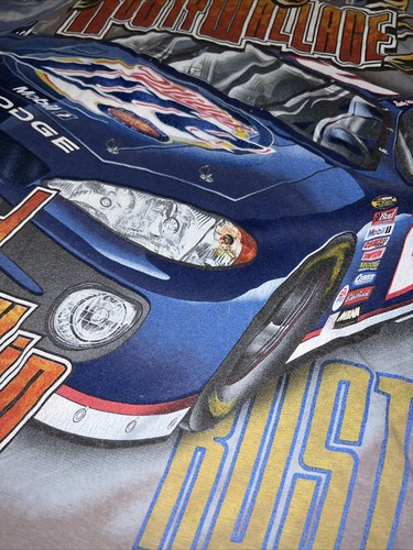 Vintage Rusty Wallace Miller Lite All Over Print NASCAR #2 T-Shirt Größe Large - Bild 9 von 19