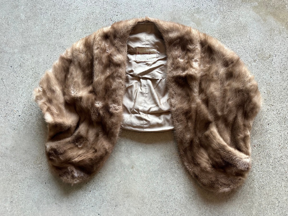 Vintage 1950s Mandel Dodek Furs Canada Mink Majestic Pastel