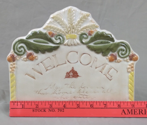 Amscan Home Ceramic Wall Welcome Sign - Picture 2 of 3
