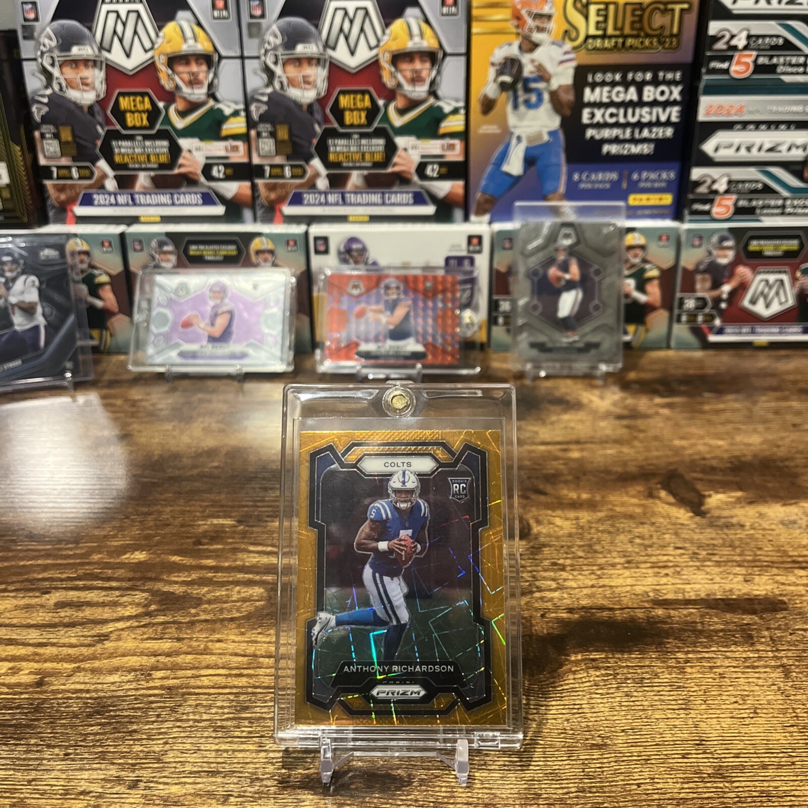 2023 Panini Prizm - Rookies Lazer Prizm #343 Anthony Richardson (RC)