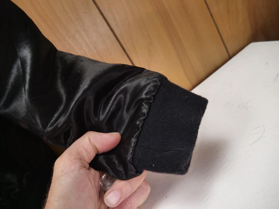 Chaqueta de bombardero High Five McDonnell Douglas MD-80 de colección para hombre grande aviación hecha en EE. UU. Foto 4 de 4