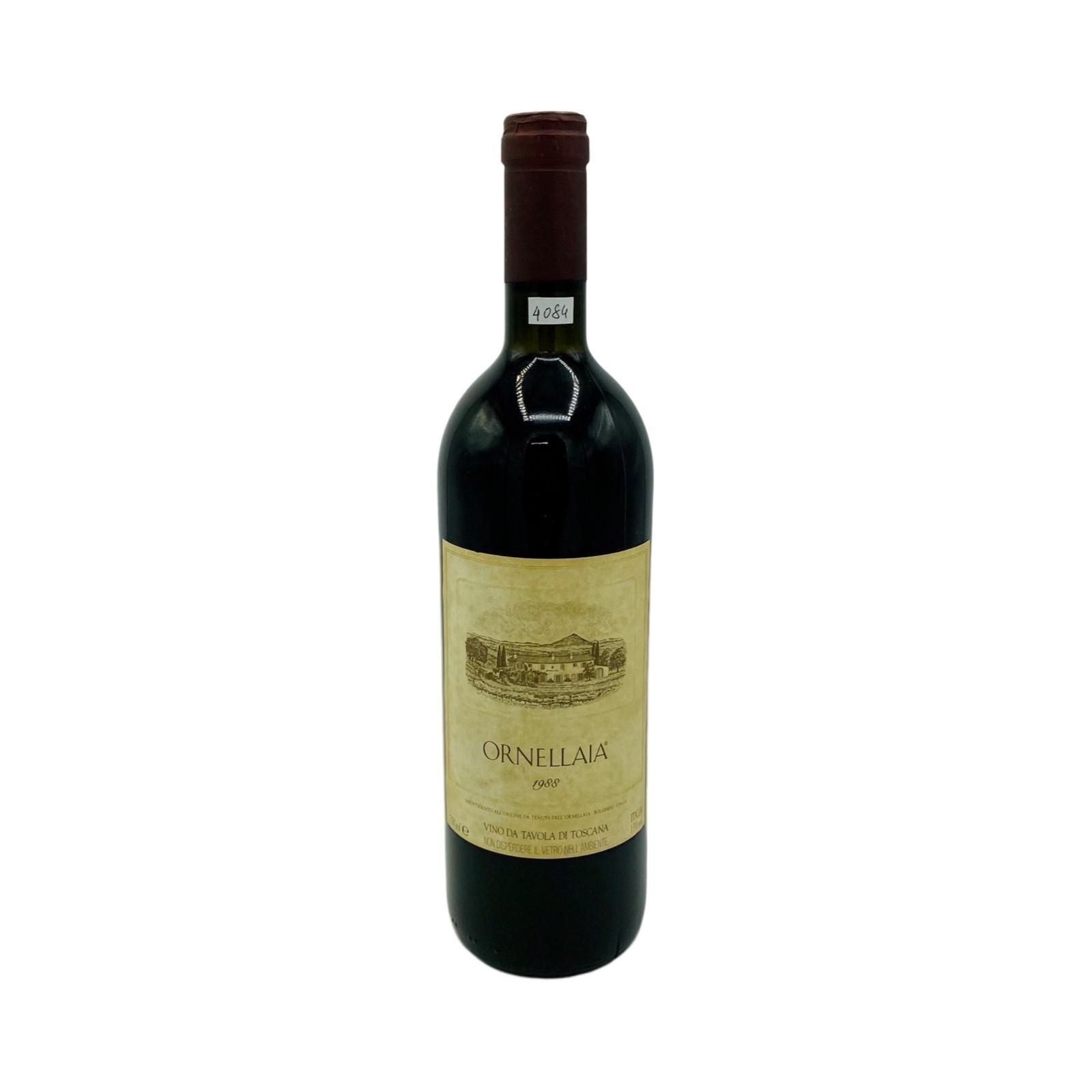 Vintage Bottle - Vino da Tavola di Toscana Ornellaia 1988 0,75 lt. - COD. 4084