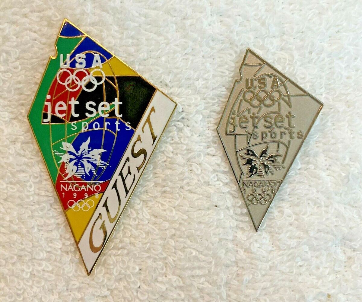1998 Nagano Olympic Jet Set Sports Media Guest and Silver 2 1998 Nagano Olympic Jet Set Sports Media Guest and Silver 2