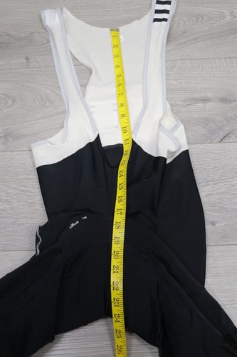 RAPHA Pro Team Vintage Italy Black/White Padded Bib Shorts Cycling Mens Sz M - Picture 18 of 21