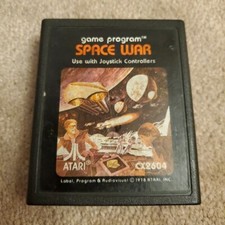 SPACE WAR Atari 2600 CX2604 1978 Vintage Video Game Cartridge