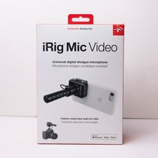 IK Multimedia iRig Mic Video Universal Digital Shotgun Mic for Smartphones