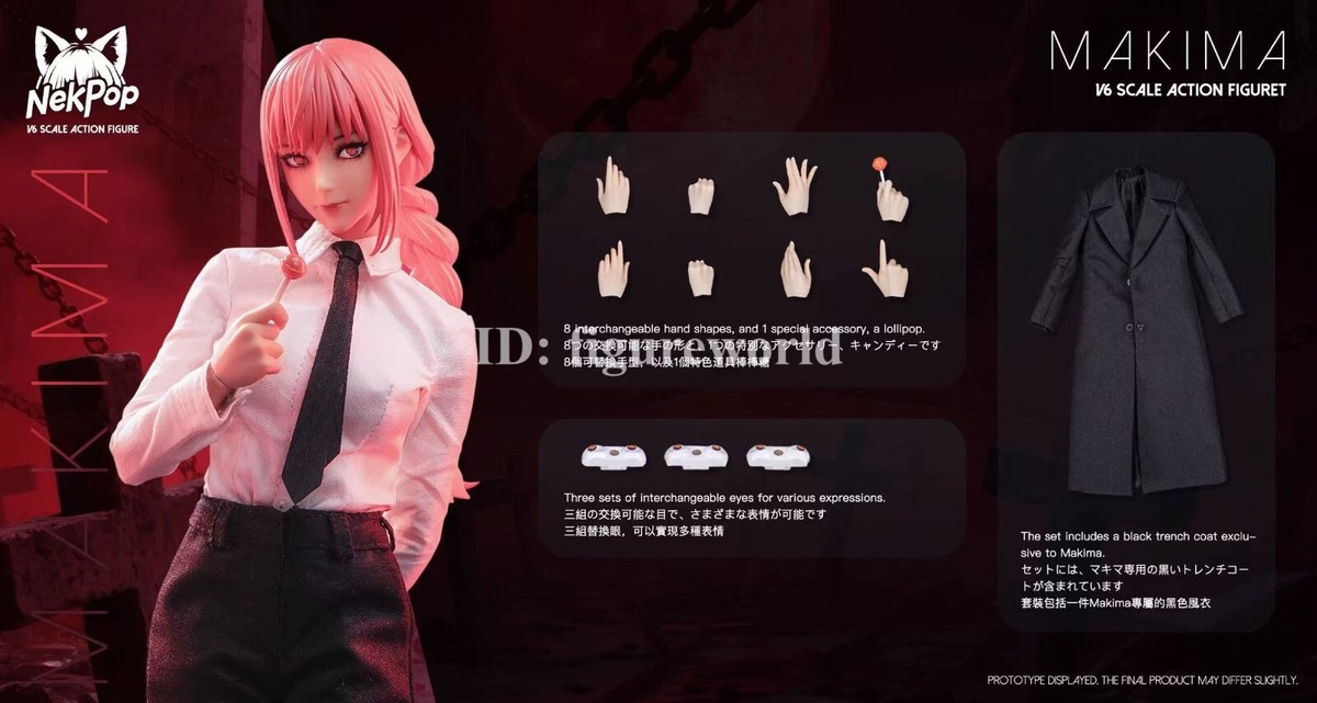 Pre-order NekPop Studio NEK001 1/6 Chainsaw Man Makima Male Action