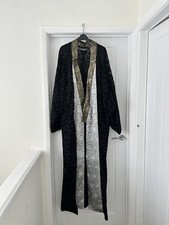 £4800 Dolce & Gabbana Black Lace Kimono Dress IT 38 Runway Isabella Rossellini