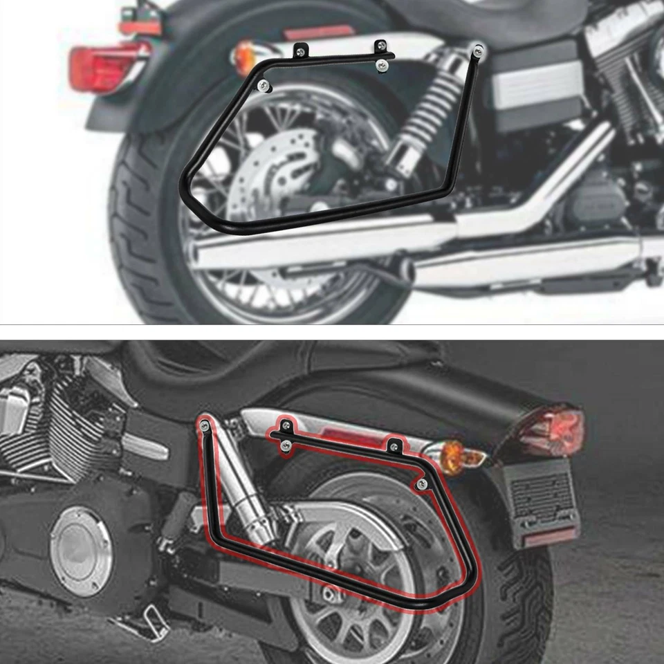 Conversion Brackets to Mount FLH Saddlebags For 08-2017 Harley Davidson Dyna FLD - Image 3 of 4