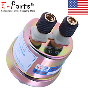 Oil Pressure Sender 10-180 ohms 0-80 psi w//16 psi Low Alarm switch VDO type