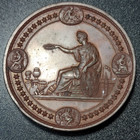 New Listing1876 International Centennial Exhibition Bronze Metal Philadelphia 76mm