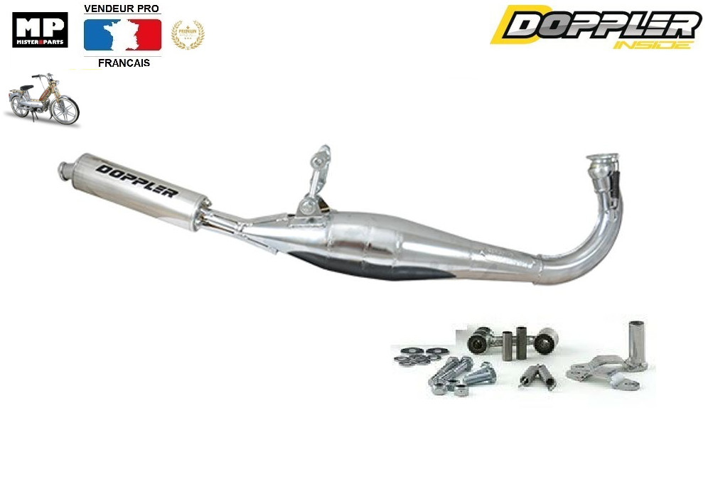 Échappement Doppler Peugeot 103 SP MVL avec cartouche en carbone premium