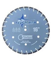 16" Swordfish Diamond Blade by Sencore Diamond Tools + FREE SHIPPING