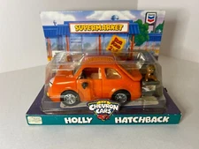 Chevron Cars Holly Hatchback Orange Vehicle Moving Eyes Doors Open 1997