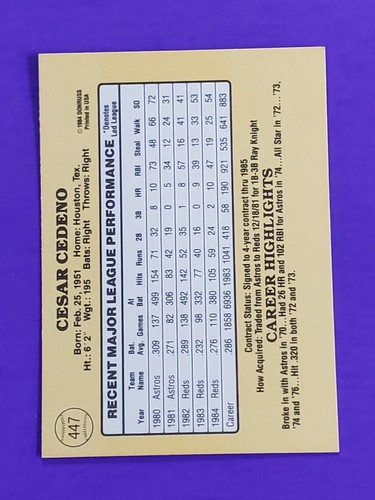 1985 1986 1987 1988 DONRUSS BASEBALL TRADING CARDS YOU PICK 50% OFF 2+ - Picture 103 of 425