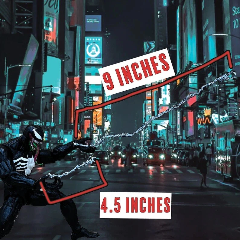 Paquete de 4 WEBS temáticos de cómic de Marvel Spider-Man personalizado para leyendas de Marvel, Mafex Foto 2 de 4