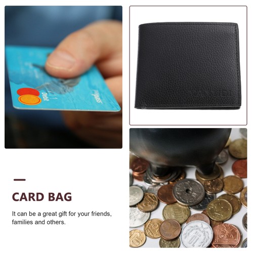 Money Clip Wallet for Men with Zipper Pocket Slim Wallets Man Cases - Imagen 7 de 12