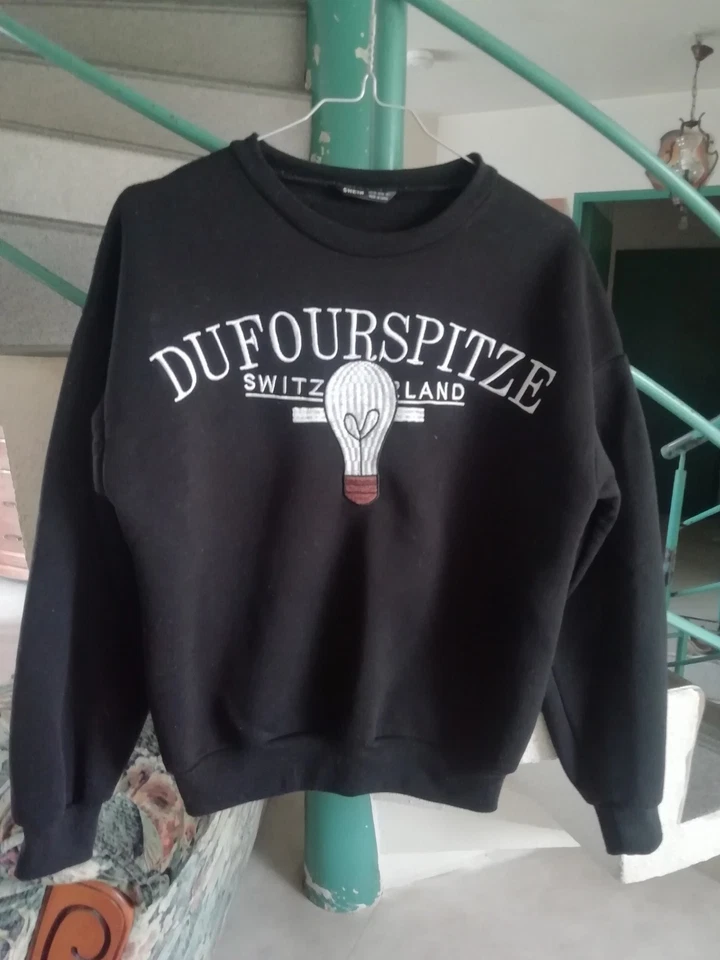 Pull Noir Taille XS '14Ans' Sans Marque Générique Fille Occasion - Photo 1/2