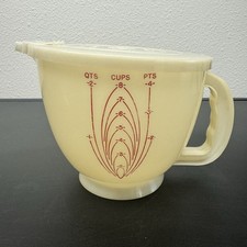 Vintage Tupperware Mix N Stor 8 Cup 2 Quart Measuring Mixing Bowl 500 w/ Lid 502