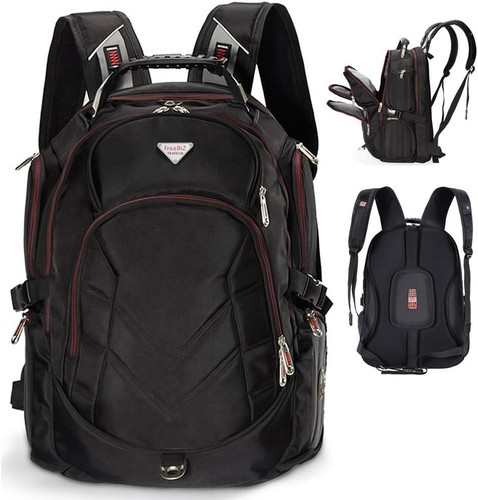 TSA-Friendly 18.4 Inch Laptop Backpack with USB Port & Water-Resistant Design - 第 3/11 張圖片