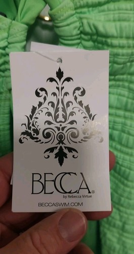 NWT Becca Rebecca Virtue Coast Ariyah Lime Juice Size M. Cutout Plunge. See Note - Picture 6 of 7