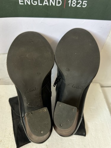 Clarks weiche Lederstiefel Größe UK 5,5 EU 39 in schwarz - Bild 10 von 13