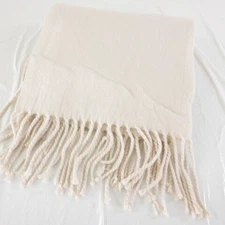 Pink Fringe Muffler Scarves Women’s Acrylic Used Excellent Condition