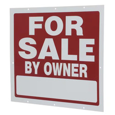 18 In. X 24 In. Plastic for Sale by Owner Sign