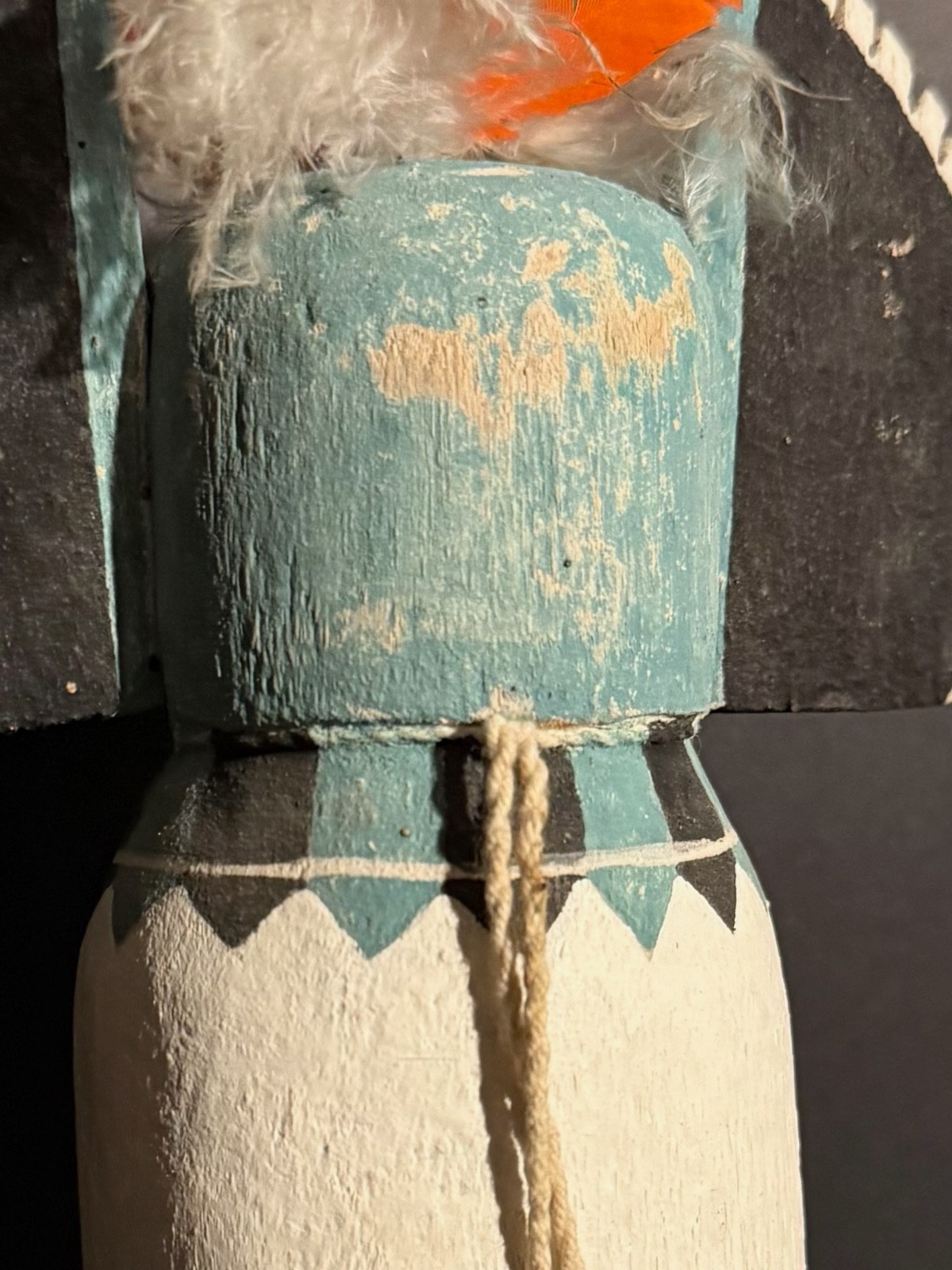 HOPI CROW MOTHER CARVED & PAINTED COTTONWOOD KACHINA DOLL, EXCELLENT CONDITION!