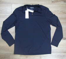 NEW 2026 LACOSTE MENS ULTRA DRY STRETCH GOLF SWEATSHIRT 5 LARGE NAVY BLUE SHIRT