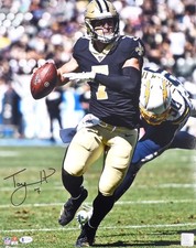 Taysom Hill Autographed Signed 16x20 Photo New Orleans Saints Beckett BAS