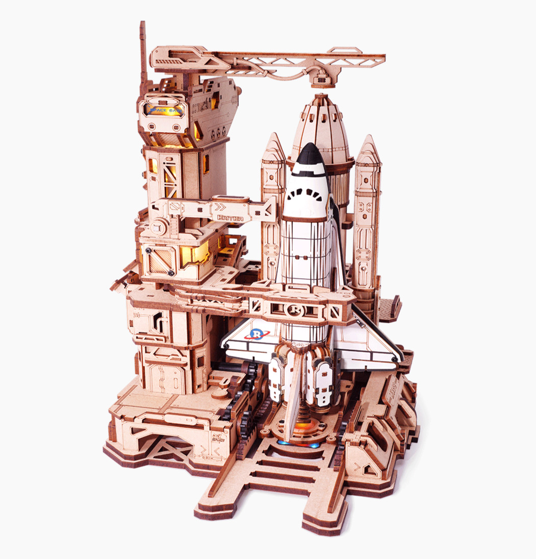 Robotime ROKR Space Shuttle 3D Wooden Mechanical Puzzle Kit LKA02