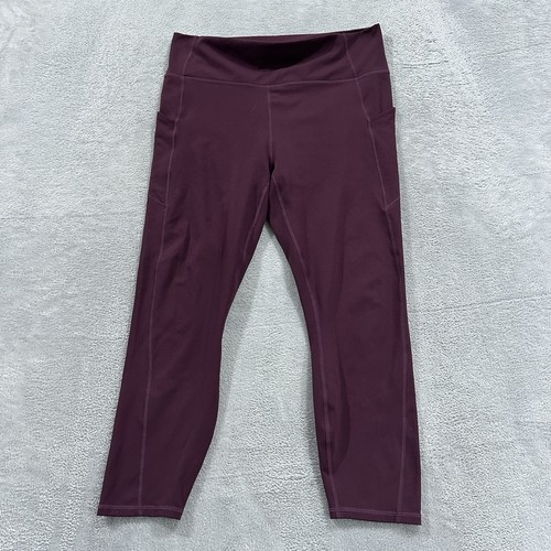 Fabletics PureLuxe Pullon Leggings Active Pants Women M / L Purple Gym Active