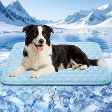 Cooling Mat for Dogs  Cats, Q-Max 0.5 Arc-Chill Fabric Washable Non-Slip Pet Co
