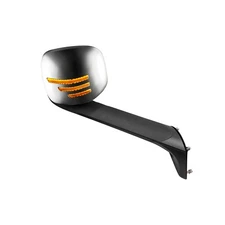 United Pacific 42239 Hood Mirror Passenger Side, Chrome, Heat for Freightliner