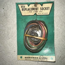 Vintage WORKMAN Replacement Socket 23EP4 CRT, NOS, Model RS5, Computer