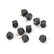 10PCS Original Mouse Square Micro Switch EVQP0E07K Microsoft Black Spots JKHE-cx