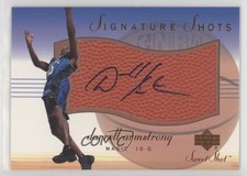 2001-02 Upper Deck Sweet Shot Signature Shots Darrell Armstrong #DA-S Auto s7f