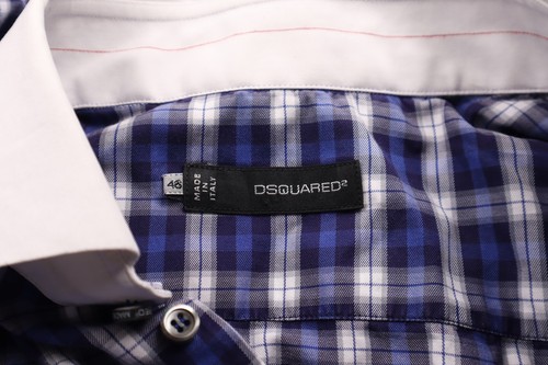Dsquared2 Classic Checked Long Sleeve Shirt Size: M-L / 46 - Picture 3 of 4