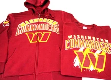 Washington Commanders NFL G-III Men's Hoodie T Shirt Combo Burgundy Gold NWT
