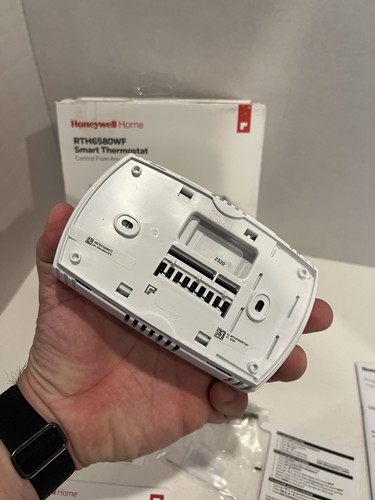 HONEYWELL HOME RTH6580WF WI-FI 7-DAY PROGRAMMABLE SMART THERMOSTAT DIGITAL - Picture 6 of 7