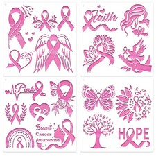 Konsait 11x11 inch Large Breast Cancer Awareness 11 inches x 11