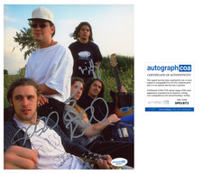 ‘Collective Soul’ Band Signed 8x10 Photo Ed Roland +2 ACOA