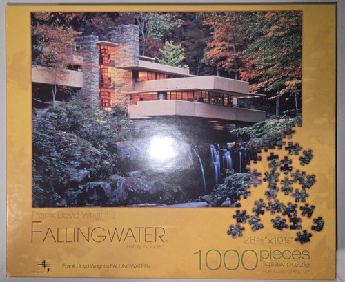 Frank Lloyd Wright's Falling Water 1000 Piece Jigsaw Puzzle