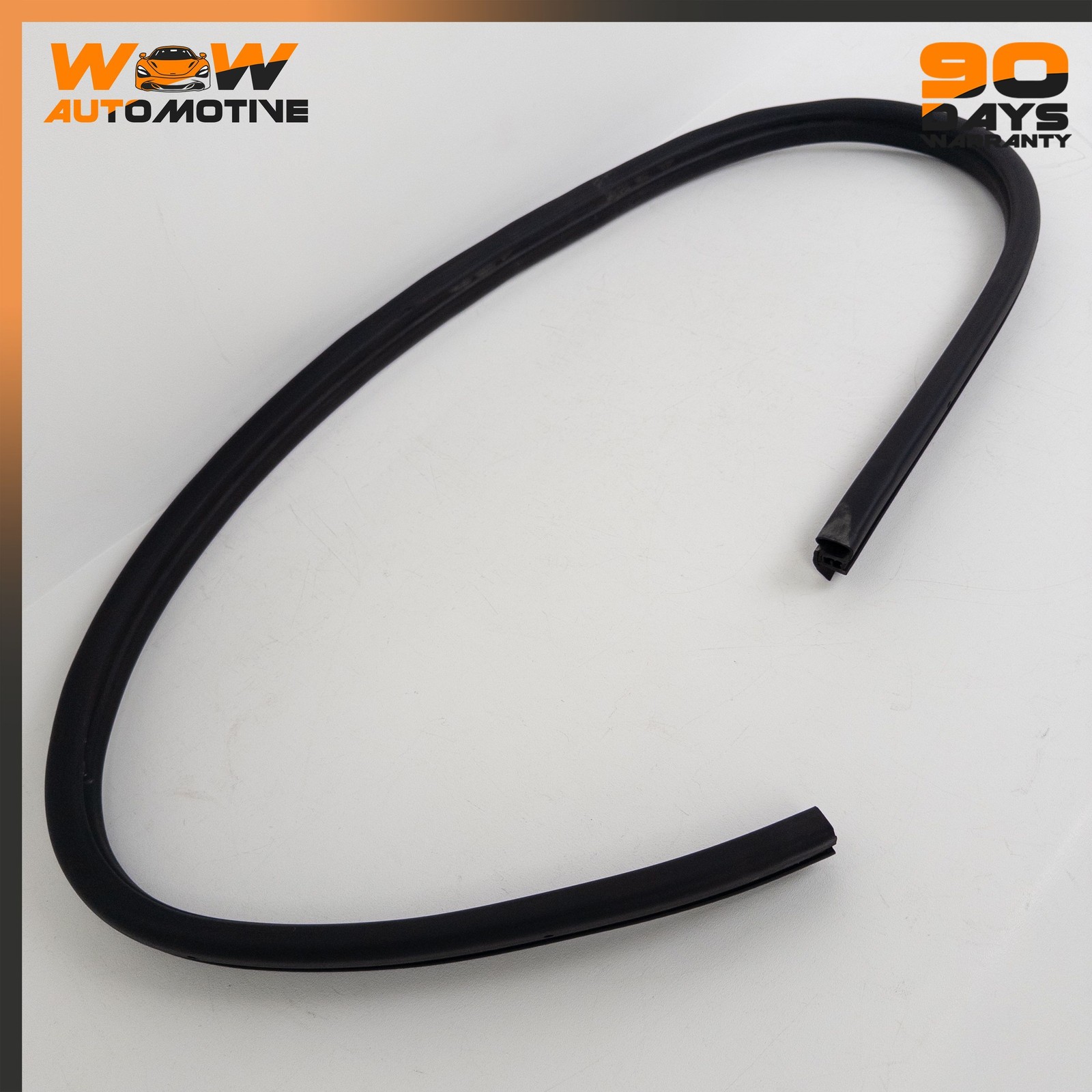 08-19 MASERATI GRANTURISMO S RIGHT PASSENGER SIDE DOOR UPPER GASKET BLACK OEM