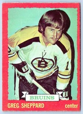 GREG SHEPPARD 1973-74 O-PEE-CHEE 73-74 #8 NRMINT+ (LITE BACK)          95855