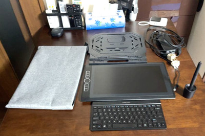Wacom Mobilestudio Pro 13 Grafiktablett DTH-W1320L/K0 Gebraucht von JPN Wie Ist
