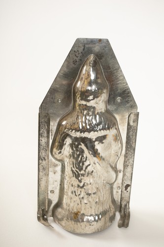 Santa Claus Chocolate Candy Candle Mold Ges Gesch (UC1/JSF6) Tin 9.75" St. Nick - Picture 2 of 9