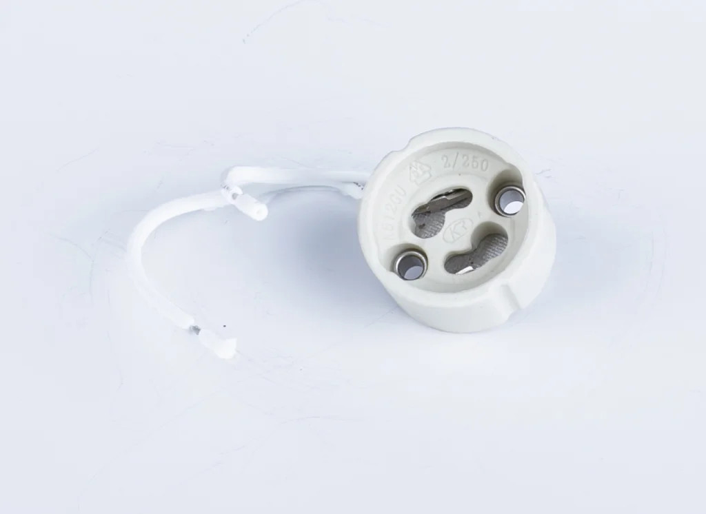 Lamp Holders And Adaptor GU10 Fly Lead Ceramic 98mm Lyvia Electrical 1411