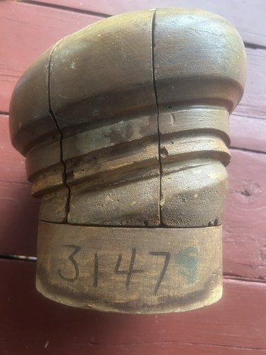 Antico 5 PEZZI PUZZLE MUGNAIA LEGNO CAPPELLO BLOCCO STAMPO FORMA N.Y.H.B. Co. F 5532-22 - Foto 3 di 18